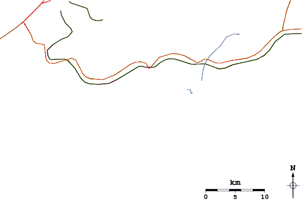 Routes et rivières à proximité Bambul