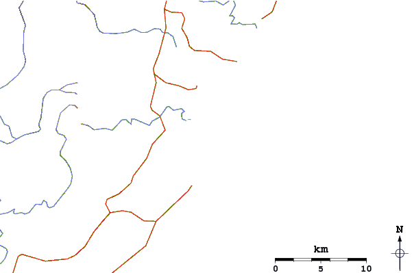 Routes et rivières à proximité Bannister Head Suck Rock