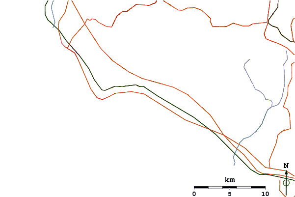 Routes et rivières à proximité Banzai (Santa Marinella)