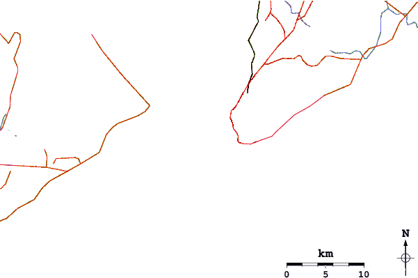 Routes et rivières à proximité Barra Vento