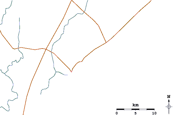 Routes et rivières à proximité Barra do Chui