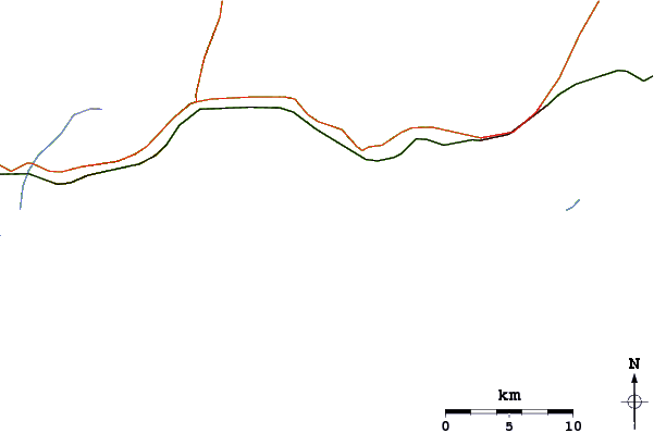 Routes et rivières à proximité Barrinha