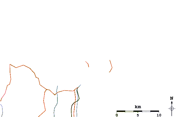Routes et rivières à proximité Bassa Trinita