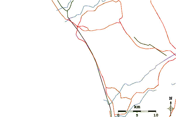 Routes et rivières à proximité Beacons