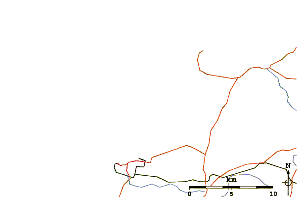 Routes et rivières à proximité Bedruthan Steps