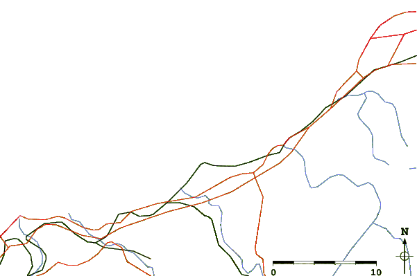 Routes et rivières à proximité Belharra
