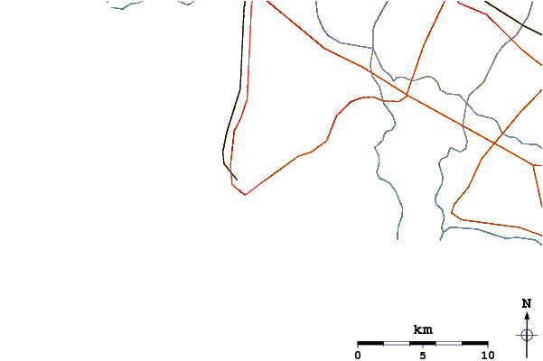 Routes et rivières à proximité Belvedere