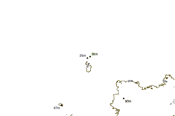 Littoral autour Berry Bay