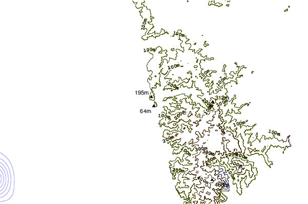 Littoral autour O'Neills Bay