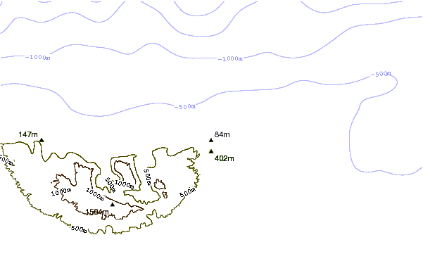 Littoral autour Big Lefts