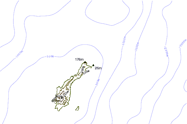 Littoral autour Bird Island