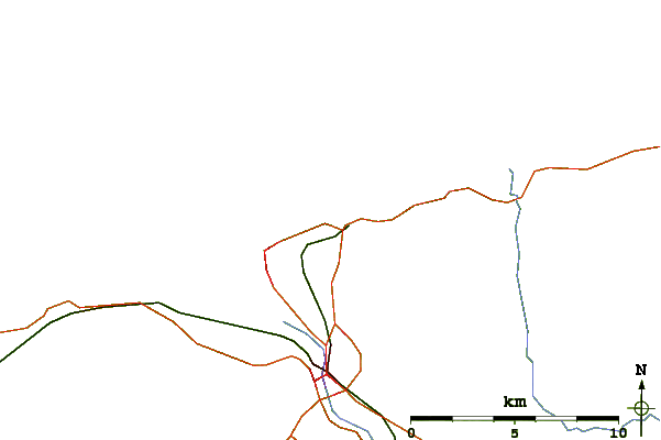 Routes et rivières à proximité Black Rocks