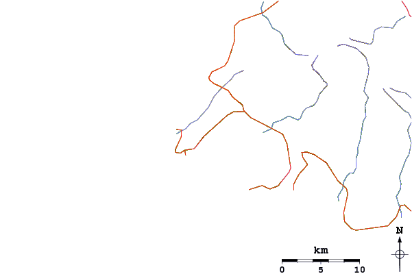 Routes et rivières à proximité Black Sands Beach