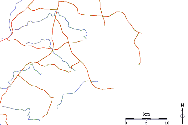 Routes et rivières à proximité Blenheim Beach