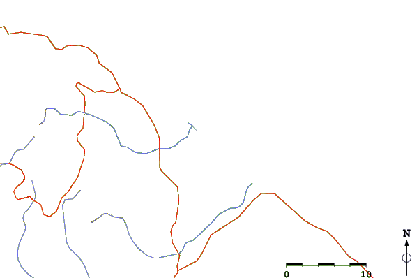 Routes et rivières à proximité Bloke 14