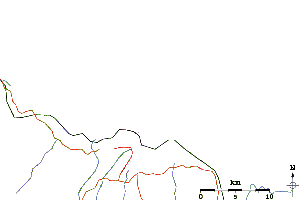 Routes et rivières à proximité Blowhole