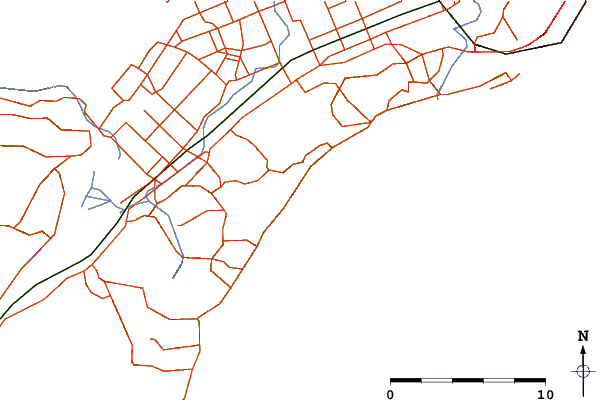 Routes et rivières à proximité Dunedin - Blue Tops