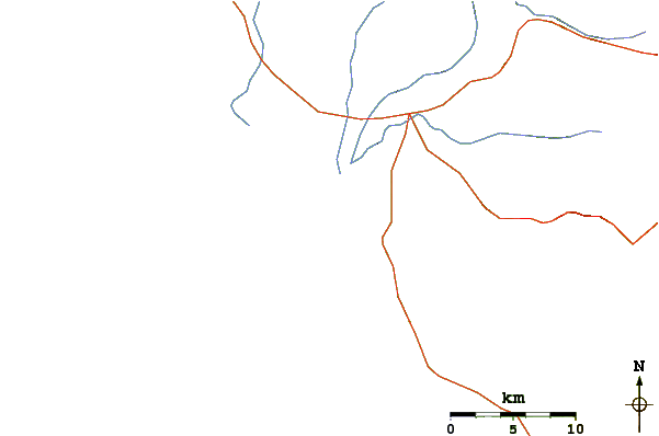 Routes et rivières à proximité Boca de Apisa