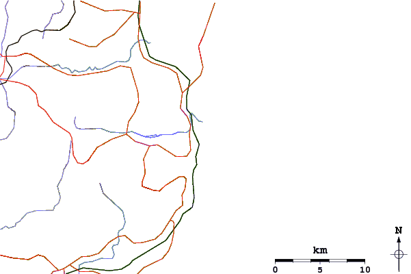 Routes et rivières à proximité Boneyard