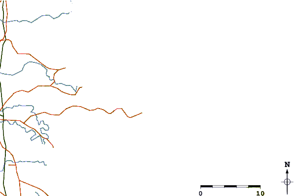 Routes et rivières à proximité Bribie Island