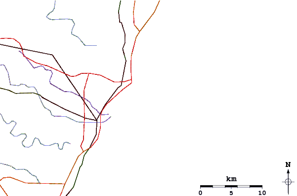 Routes et rivières à proximité Brighton Beach