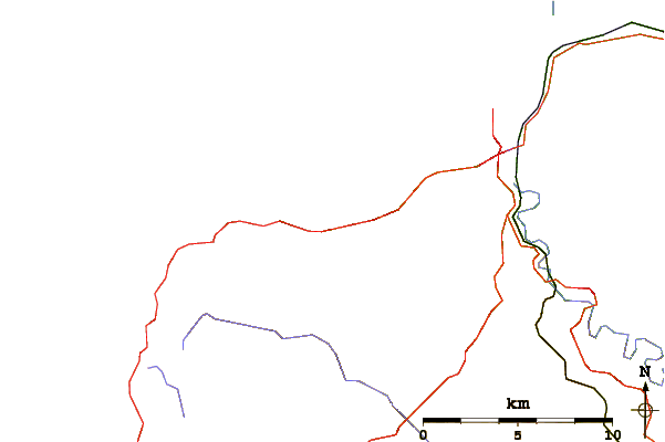 Routes et rivières à proximité Bucks Mills