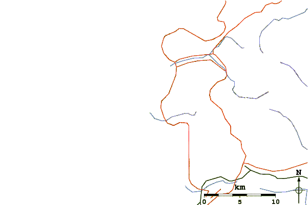 Routes et rivières à proximité Buggerru