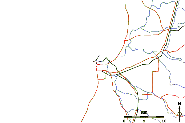 Routes et rivières à proximité Bunbury Bay