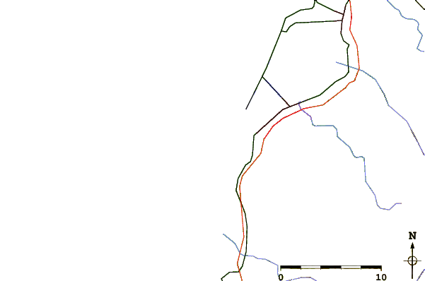 Routes et rivières à proximité Bunkers