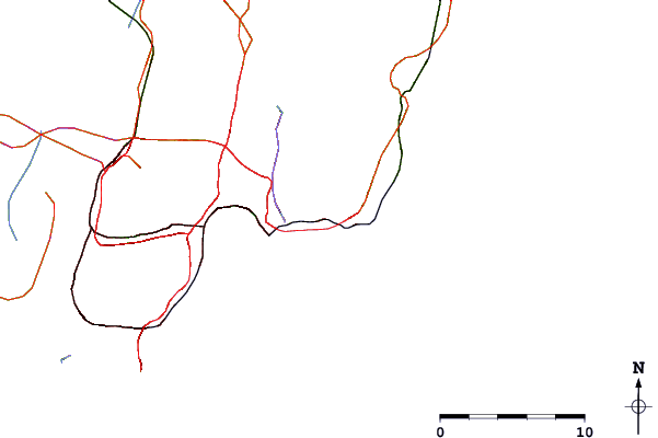 Routes et rivières à proximité Busan (Haeundae Beach)