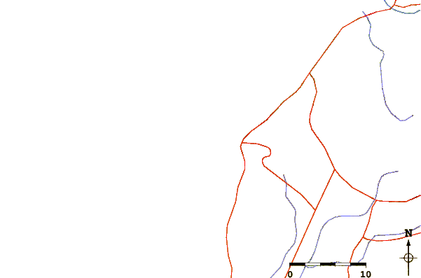 Routes et rivières à proximité Cabo Blanquillo