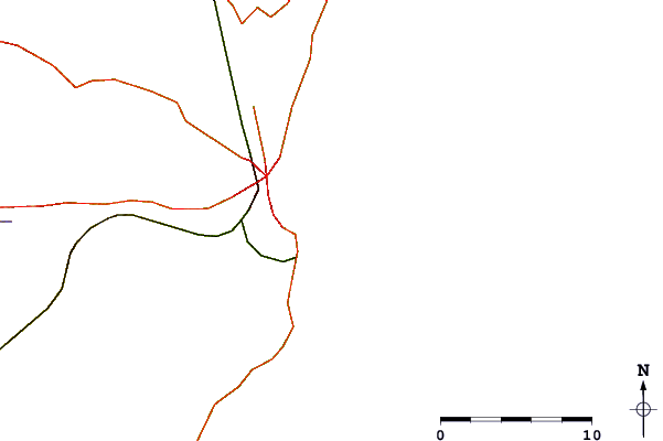 Routes et rivières à proximité Cabo Corrientes
