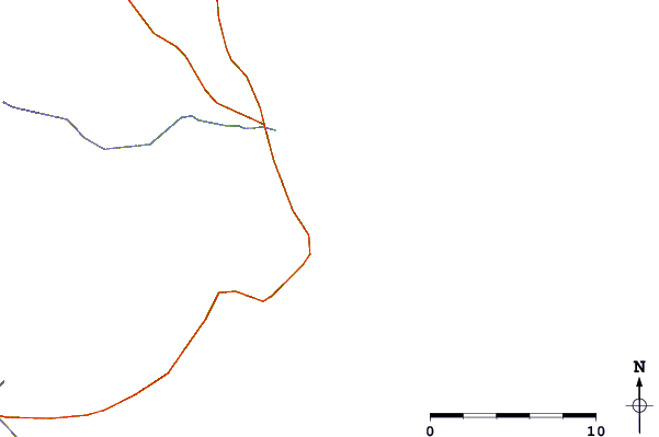Routes et rivières à proximité Cabo Raso