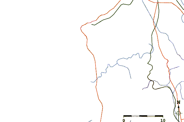 Routes et rivières à proximité Cachagua