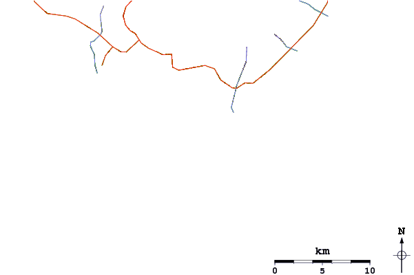Routes et rivières à proximité Cala Cipolla