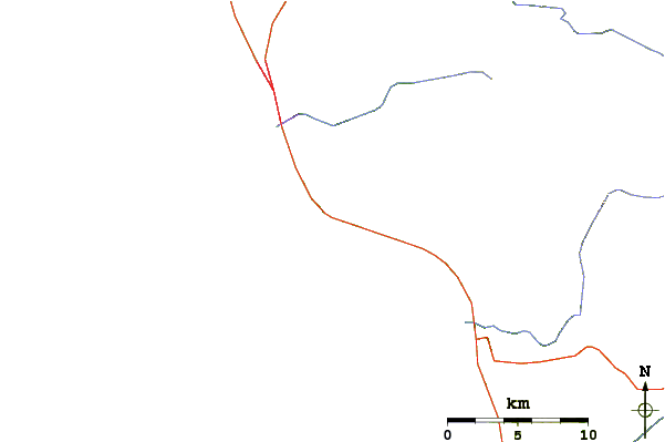 Routes et rivières à proximité Calafia