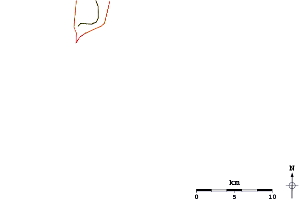 Routes et rivières à proximité Camp Kazela Medulin