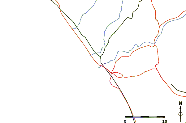Routes et rivières à proximité Camp Pendelton