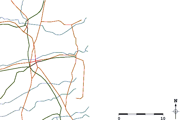 Routes et rivières à proximité Canet Plage - Pont des Basses