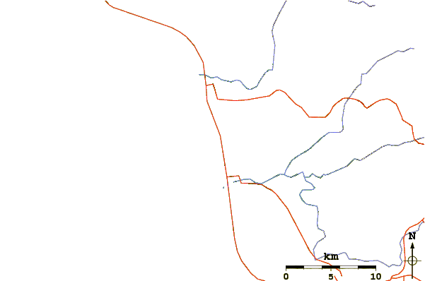 Routes et rivières à proximité Cantamar Settlement