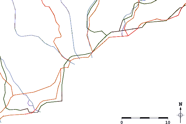 Routes et rivières à proximité Cap 3000
