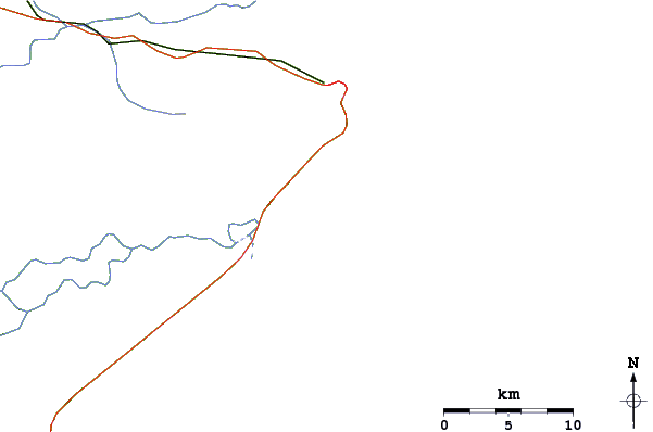 Routes et rivières à proximité Carambore