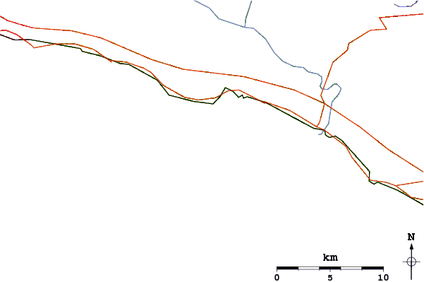 Routes et rivières à proximité Carillon (Paraggi Beach)