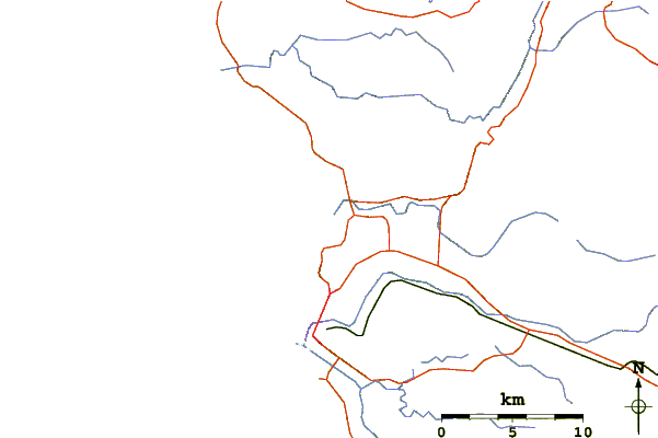 Routes et rivières à proximité Cartagena