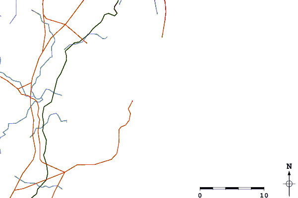 Routes et rivières à proximité Caves Point