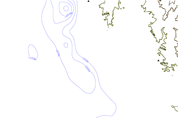 Littoral autour Cerro Azul