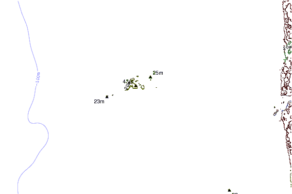 Littoral autour Chicken Reef