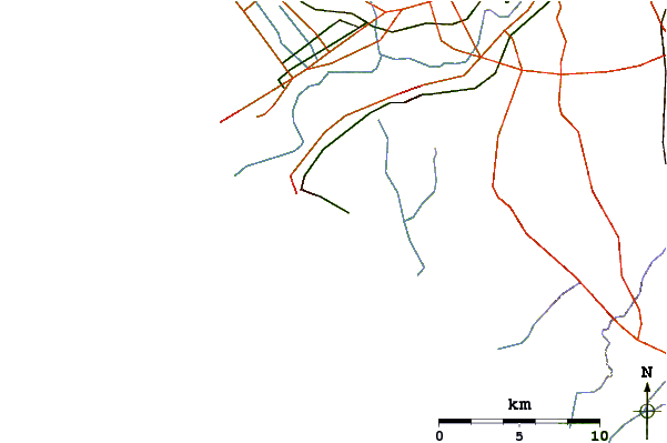 Routes et rivières à proximité Circoletto (Rome)