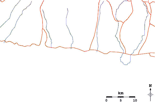 Routes et rivières à proximité Comasagua Point