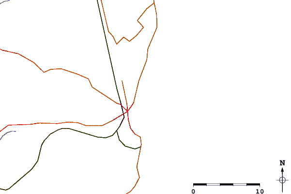 Routes et rivières à proximité Constitucion (Mar del Plata)